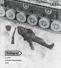 スターリングラード[ST3175]1/35休息する独機甲師団1941(5)仮眠するドイツ歩兵