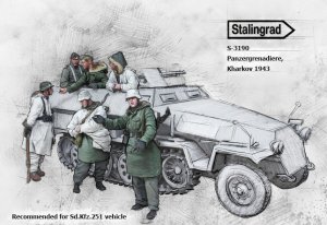 画像1: スターリングラード[ST3190]1/35ドイツ装甲擲弾兵セット ハリコフ1943冬 6体入ビックセット (1)