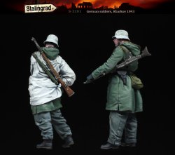 画像3: スターリングラード[ST3191]1/35ドイツ装甲擲弾兵ハリコフ1943冬(1)戦闘準備に入る擲弾兵(2体セット)