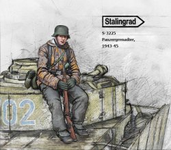 画像1: スターリングラード[ST3225]1/35 WWII ドイツ擲弾兵1943〜45(3)俯く新顔の跨乗兵