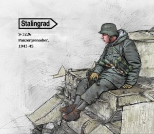 画像1: スターリングラード[ST3226]1/35 WWII ドイツ擲弾兵1943〜45(4)MP40を装備した跨乗兵 (1)
