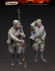 画像1: スターリングラード[ST3508]1/35ロシア赤軍対戦車ライフルチームセット(2体セット) (1)