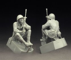 画像3: スターリングラード[ST3512]1/35露赤軍激戦のあと1941〜42(2)一服する機関銃手