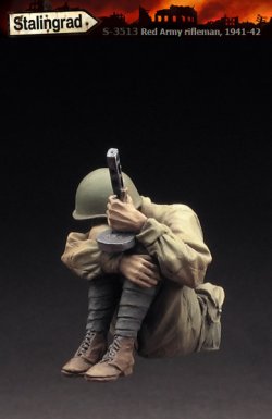 画像2: スターリングラード[ST3513]1/35露赤軍激戦のあと1941〜42(3)頭を抱える新兵
