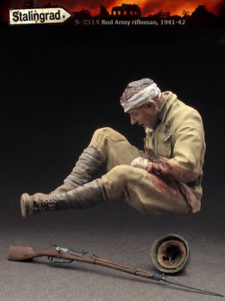 画像2: スターリングラード[ST3514]1/35露赤軍激戦のあと1941〜42(4)負傷した同志