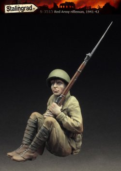 画像2: スターリングラード[ST3515]1/35露赤軍激戦のあと1941〜42(5)蒼白の新兵