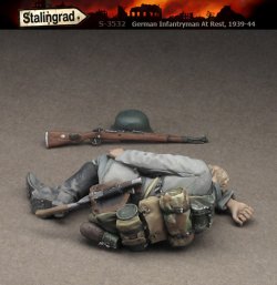 画像2: スターリングラード[ST3532]1/35休息する独兵1939〜44(2)転寝する兵士