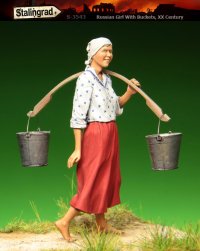 スターリングラード[ST3543]1/35WWII水汲みするロシア人女性