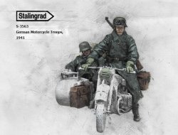 画像3: スターリングラード[ST3563]1/35WWIIドイツ陸軍オートバイ兵セット(2体セット)