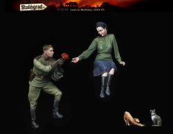 画像2: スターリングラード[ST3578]1/35ロシア赤軍戦車兵戦火の中で育む愛1943〜45(2体セット)