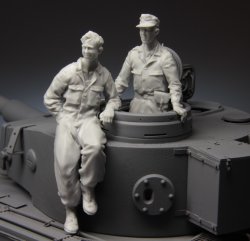 画像3: スターリングラード[ST3592]1/35武装SS戦車搭乗員クルクス1943(2)打合せする戦車兵長と射撃手(2体セット)