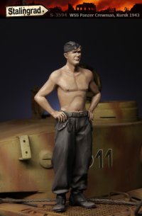 スターリングラード[ST3594]1/35武装SS戦車搭乗員クルクス1943(4)上着を脱いだ搭乗員