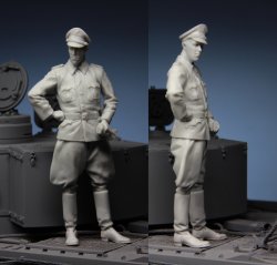画像3: スターリングラード[ST3596]1/35武装SS仁王立ちする指揮官クルクス1943