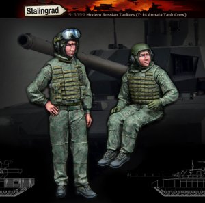 画像1: スターリングラード[ST3699]1/35現用ロシア連邦軍戦車搭乗員セット(2体セット) (1)