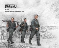 スターリングラード[ST3169]1/35 WWIIドイツ歩兵 行軍中の独兵 バルバロッサ1941