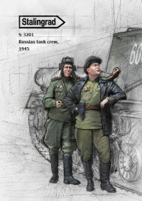 スターリングラード[ST3201]1/35 WWII ロシア戦車兵♯1 戦車指揮官セット1945(2体入)