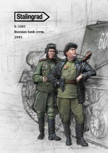 画像1: スターリングラード[ST3201]1/35 WWII ロシア戦車兵♯1 戦車指揮官セット1945(2体入) (1)