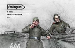 画像1: スターリングラード[ST3202]1/35 WWII ロシア戦車兵♯2 小休止中の戦車兵1945(2体入)