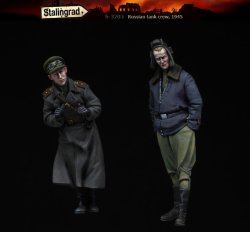 画像2: スターリングラード[ST3203]1/35 WWII ロシア戦車兵♯3 戦車将校と戦車兵1945(2体入)