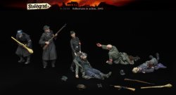 画像2: スターリングラード[ST3210]1/35 WWII 独 国民突撃隊の死闘1945 ビッグセット (6体セット)