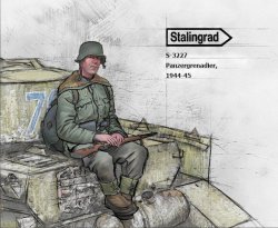 画像1: スターリングラード[ST3227]1/35 WWII ドイツ擲弾兵1943〜45(5)雑納を背負う跨乗兵