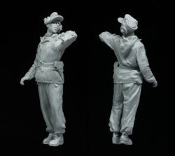 画像3: スターリングラード[ST3229]1/35 WWII ドイツIV号戦車搭乗員1945(3)前線を見据える戦車長