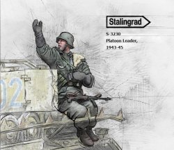 画像1: スターリングラード[ST3230]1/35 WWII ドイツ擲弾兵1943〜45(7)戦車に乗り合図を送る指揮官