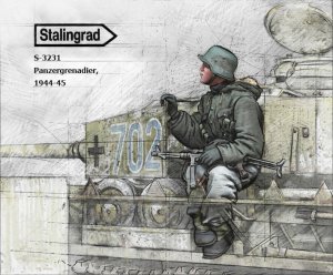 画像1: スターリングラード[ST3231]1/35 WWII ドイツ擲弾兵1943〜45(8)装甲板に掴まる跨乗兵 (1)