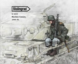 画像1: スターリングラード[ST3233]1/35 WWII ドイツ擲弾兵1943〜45(10)MG42を抱える跨乗兵