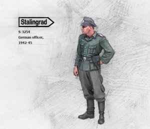 画像1: スターリングラード[ST3254]1/35 WWII ドイツ陸軍将校1942〜45 整備作業を見守る士官 (1)