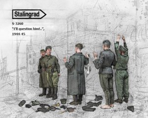 画像1: スターリングラード[ST3260]1/35 WWII ソビエト/ドイツ 投降したドイツ兵とソビエト兵「こいつを尋問する…！」1944-45 ビッグセット(5体入) (1)