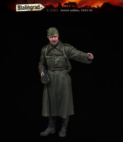 画像2: スターリングラード[ST3262]1/35 WWII 露/ソビエト PPSh-41を持った将校 1943-45