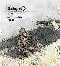 スターリングラード[ST3272]1/35 WWII ドイツ 椅子に座る装甲擲弾兵 1943-44