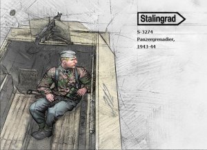 画像1: スターリングラード[ST3274]1/35 WWII ドイツ 座って後方を伺う装甲擲弾兵下士官 1943-44 (1)