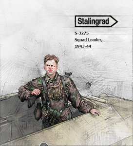 画像1: スターリングラード[ST3275]1/35 WWII ドイツ 戦況を伺う分隊指揮官 1943-44 (1)
