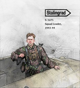 画像1: スターリングラード[ST3275]1/35 WWII ドイツ 戦況を伺う分隊指揮官 1943-44 (1)