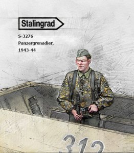 画像1: スターリングラード[ST3276]1/35 WWII ドイツ 立ち乗りする装甲擲弾兵 1943-44 (1)