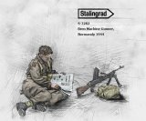 スターリングラード[ST3282]1/35 WWII イギリス 休憩中のブレン軽機関銃手 ノルマンディー1944