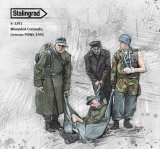 スターリングラード[ST3291]1/35 WWII ドイツ 傷ついた戦友 ドイツ軍捕虜 1945年(4体入)