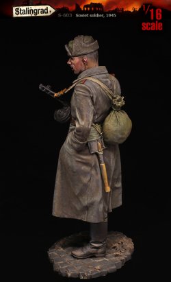 画像3: スターリングラード[ST603]1/16 WWII 露/ソ タバコを吸うソビエト軍兵士 1945