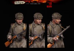 画像4: スターリングラード[ST603]1/16 WWII 露/ソ タバコを吸うソビエト軍兵士 1945