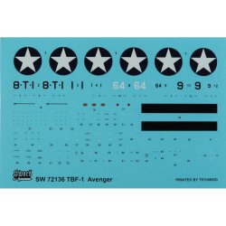 画像5: ソード[SWD72136]1/72 TBF-1アベンジャー　ミッドウェイ・ガダルカナル