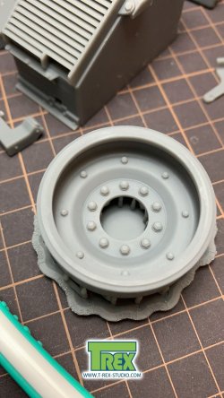 画像4: T-Rex Studio[TR16007]1/16 M1エイブラムス用転輪セット 現行型オイルキャップ タミヤ用