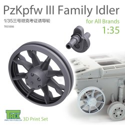 画像1: T-Rex Studio[TR35006]1/35 III号戦車系用誘導輪セット(各社III号戦車モデル対応)