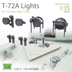 画像1: T-Rex Studio[TR35042]1/35ロシア T-72A用ヘッドライト/方向指示器セット(ライトガード付)