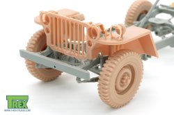 画像3: T-Rex Studio[TR35053]1/35 ウィリスMB用ラジエーターグリル/Fフェンダーセット タコム用