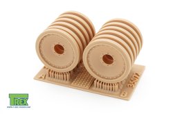 画像5: T-Rex Studio[TR35072]1/35 WWII ドイツパンター戦車ゴム付転輪セット(2種類 各6個)