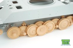 画像3: T-Rex Studio[TR35073]1/35 WWII ドイツパンサー戦車スチール転輪セット(2種類 各4個)
