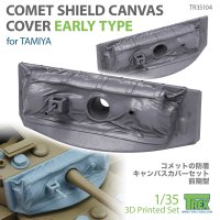 T-Rex Studio[TR35104]1/35 WWII イギリス コメット巡航戦車用 前期型防盾セット キャンバスカバー付き(タミヤ用)