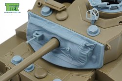 画像3: T-Rex Studio[TR35104]1/35 WWII イギリス コメット巡航戦車用 前期型防盾セット キャンバスカバー付き(タミヤ用)